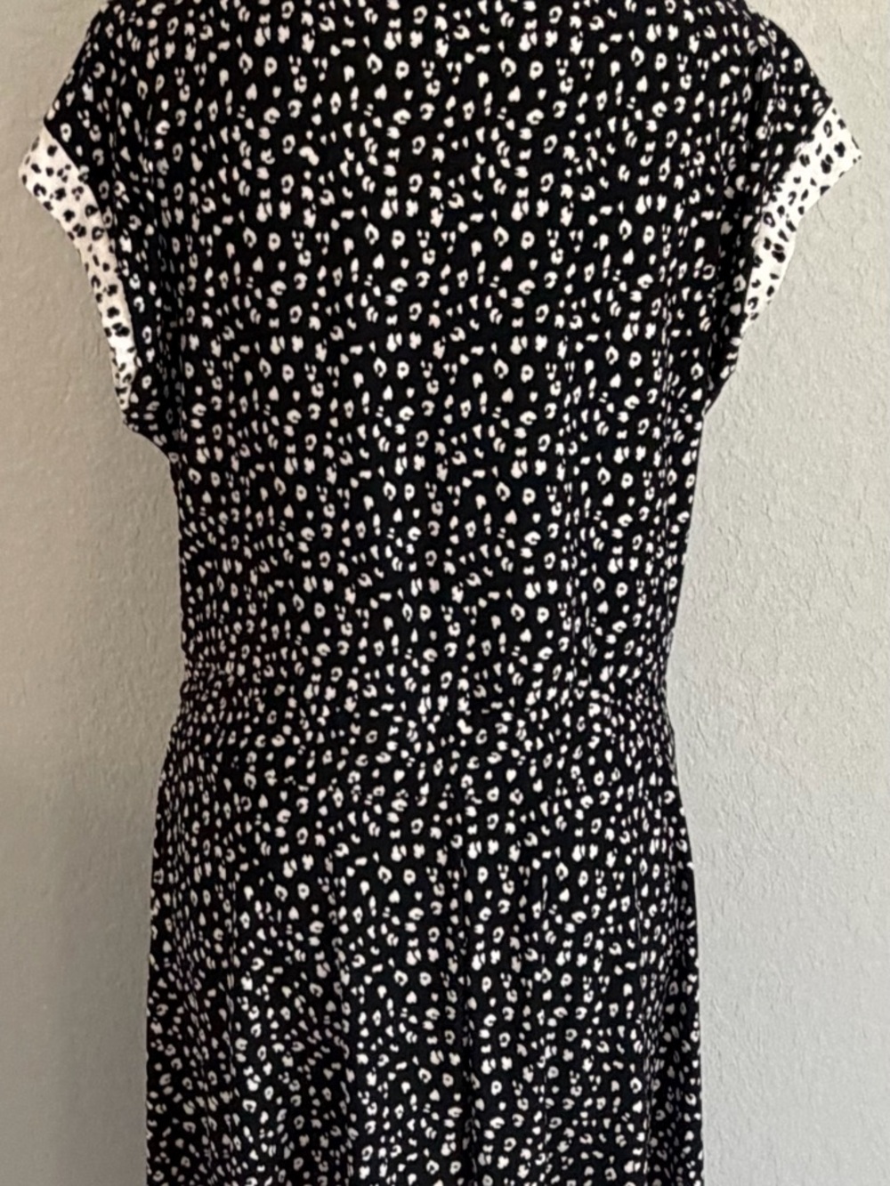 EUC WHBM Darling Black and White Animal Print‎ Dress, Small - Picture 12 of 16